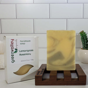 Lemongrass Rosemary Essential Oil Soap
